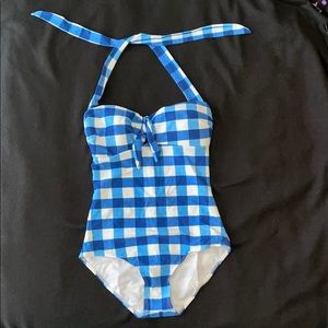 Retro stage vintage reproduction bathing suit